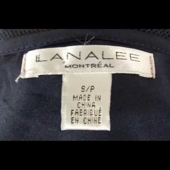 Lana Lee Montreal Women's Sz S Navy Blue Lightweight Hooded Jacket Windbreaker - Picture 9 of 9